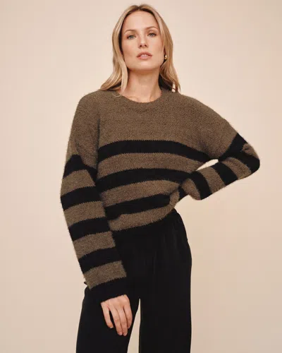 Bella Dahl Drop Shoulder Sweater In Brown