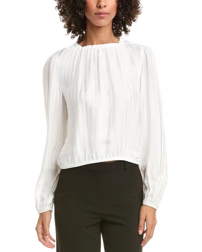 Bella Dahl Elastic Shirred Top In Pattern