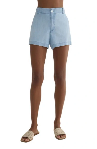 Bella Dahl Elle Playa Denim Shorts In Coastal Capri Wash