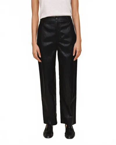 Bella Dahl Faux Leather Pant In Black