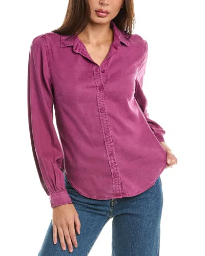 Bella Dahl Fitted Button Down In Pink