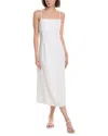 Bella Dahl Fitted Cami Midi Dress In Wht