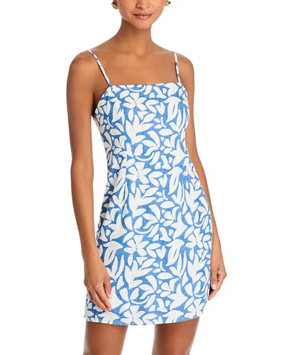 Bella Dahl Fitted Cami Mini Dress In Stamped Floral Print