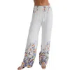 Bella Dahl Drawcord Wide Leg Linen Pants In White