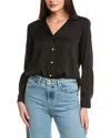 Bella Dahl Puritan Collar Shirt In Black