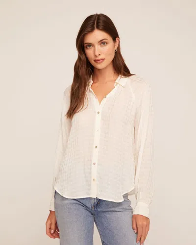 Bella Dahl Flowy Raglan Sleeve Shirt In Neutral