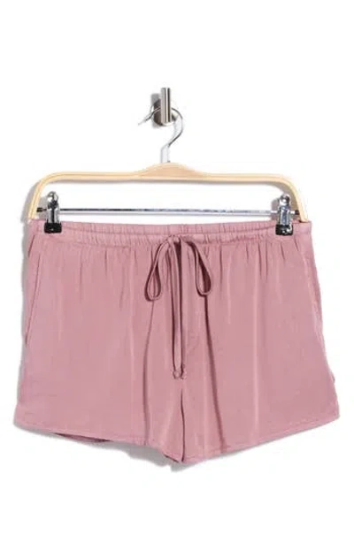 Bella Dahl Flowy Shorts In Purple