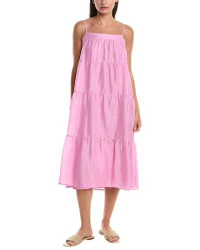 Bella Dahl Flowy Tiered Cami Dress In Pink