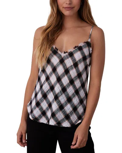 Bella Dahl Frayed Cami In Black
