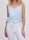 BELLA DAHL FRAYED CAMI STRIPE IN OMBRÉ WASH