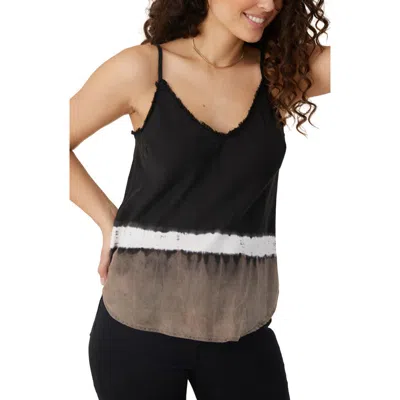 Bella Dahl Frayed Camisole In Black
