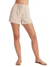 Bella Dahl Frayed Hem Pocket Shorts In Cliffside In Brown