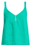 BELLA DAHL BELLA DAHL FRONT BUTTON LINEN CAMISOLE