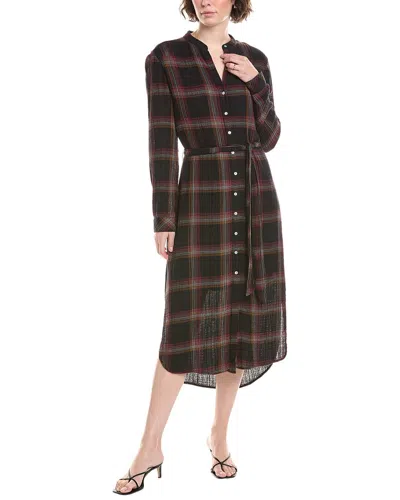 Bella Dahl Gauze Shirtdress In Black