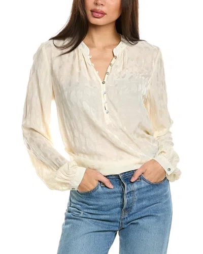 Bella Dahl Half Placket Pullover In Multi