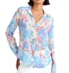 Bella Dahl Hipster Floral Shirt In Floral Print In Blue