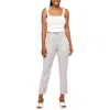 BELLA DAHL JAMES PATCH POCKET TROUSER IN GREY MIST