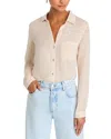 Bella Dahl Linen Button Pocket Shirt In Linen Sand