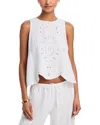Bella Dahl Linen Eyelet Top