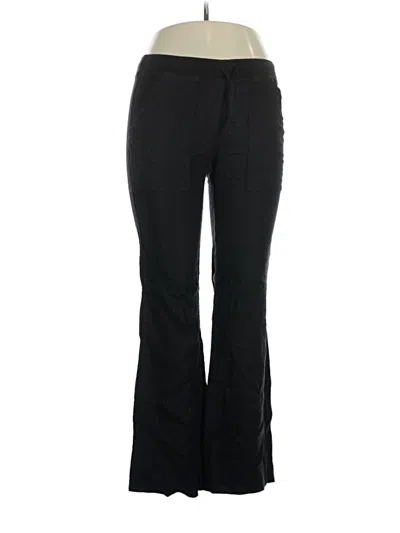 Pre-owned Bella Dahl Linen Pants In Black