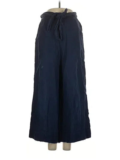 Pre-owned Bella Dahl Linen Pants In Blue