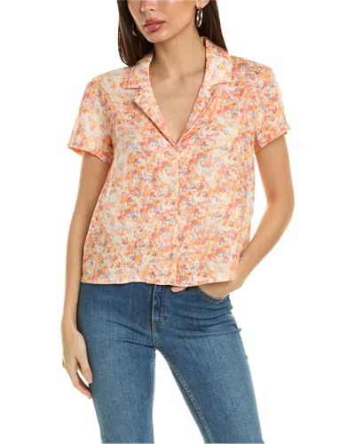 Bella Dahl Linen Shirt In Pink