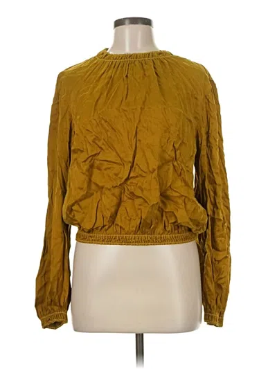 Bella Dahl Long Sleeve Blouse In Yellow