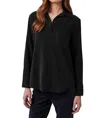 Bella Dahl Long Sleeve Pullover Tunic In Black In Black