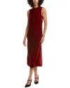 Bella Dahl Lurex Sweaterdress In Red