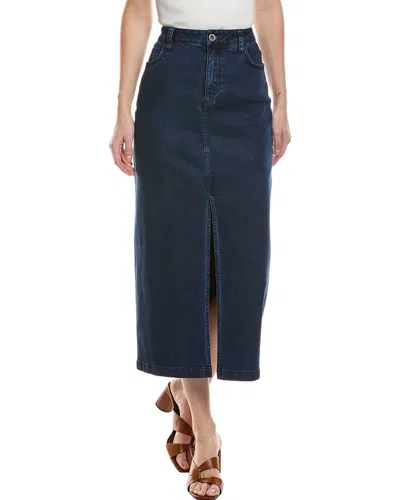 Bella Dahl Maxi Skirt In Blue