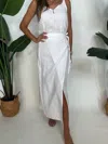 Bella Dahl Maxi Wrap Skirt In White In White