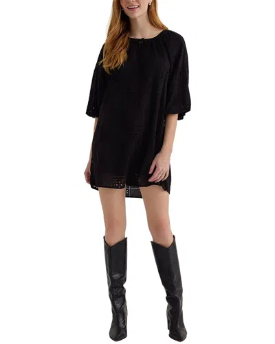 Bella Dahl Mini Dress In Black