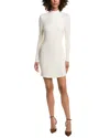 Bella Dahl Mini Mock Neck Dress In White