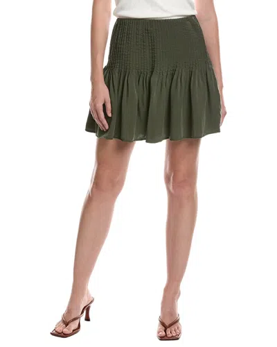 Bella Dahl Mini Skirt In Green
