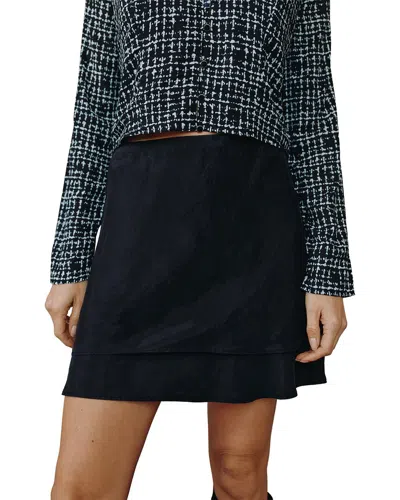 Bella Dahl Mini Skirt In Black