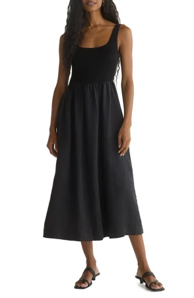 Bella Dahl Mixed Media Midi Dress