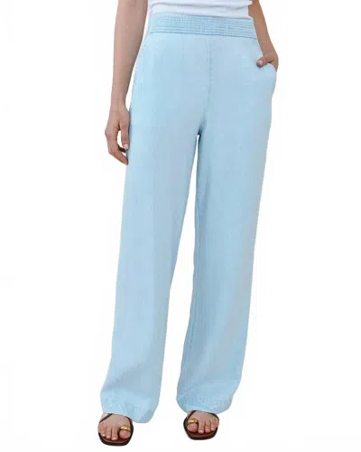 Bella Dahl Multi Stitch Catalina Pant In Coastal Wash In Blue