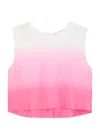 Bella Dahl Boxy Button Back Top In Pink