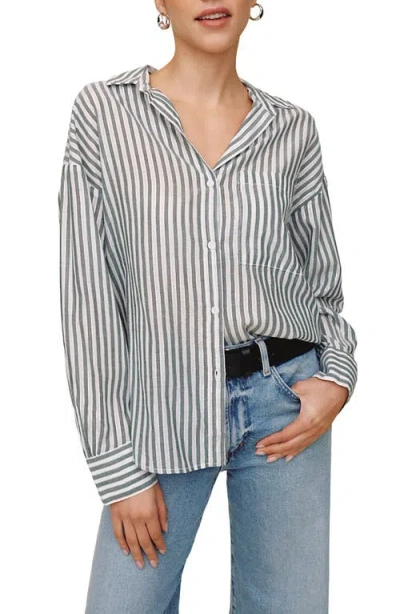 Bella Dahl Oversize Pocket Shirt In White