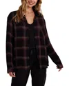 Bella Dahl Oversized Shirt In Black
