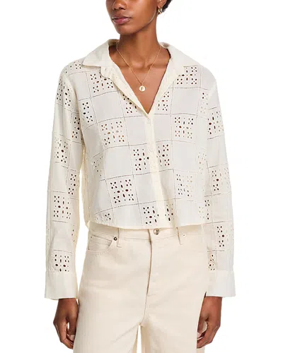 Bella Dahl Oversized Shirt In White