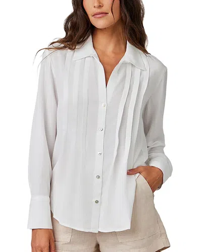 Bella Dahl Pintuck Button Down In White