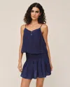 Bella Dahl Pintuck Camisole In Blue
