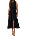 Bella Dahl Pintuck Maxi Dress In Black In Black