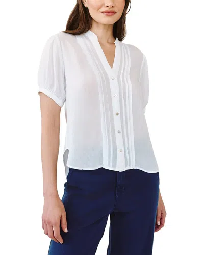 Bella Dahl Pintuck Shirt In White