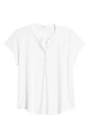 Bella Dahl Placket Cap Sleeve Top