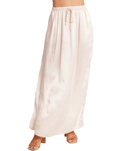 Bella Dahl Pleat Front Maxi Skirt In Brown