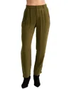 Bella Dahl Pleat Front Trouser In Green
