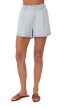Bella Dahl Pleated Chambray Shorts