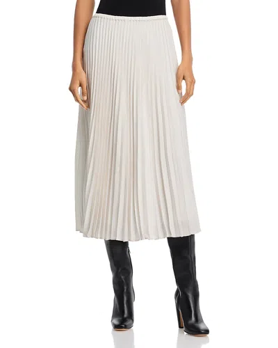 Bella Dahl Pleated Midi Skirt In Metallic Opal